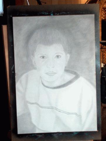 Portrettegning. �nsker du � gi en personlig gave til noen, er en portrettegning helt ideell. portrettene leveres i to forskjellige utf�relser, blyant eller akvarell, og tegnes/males etter foto. artdansih.dk Artist Inge Marie Jensen